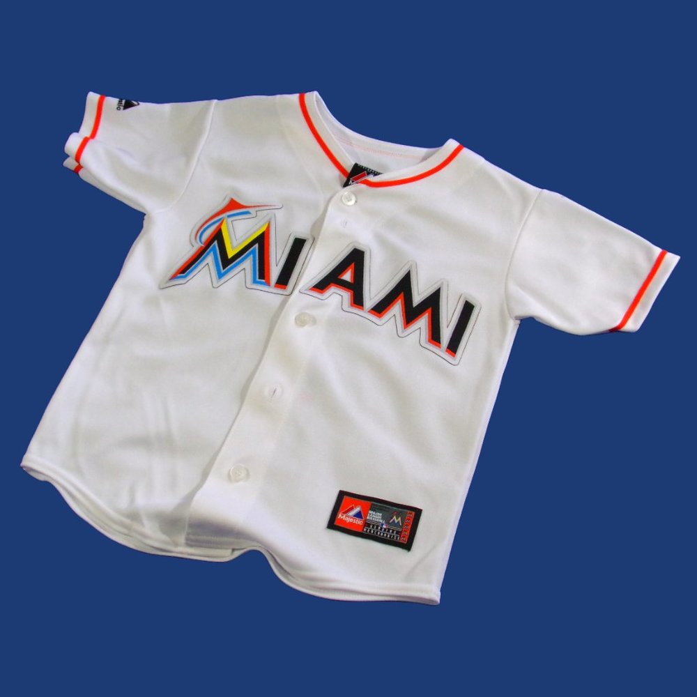 Miami Marlins Jersey MLB Baseball Majestic Genuine Merchandise Jose Reyes #7